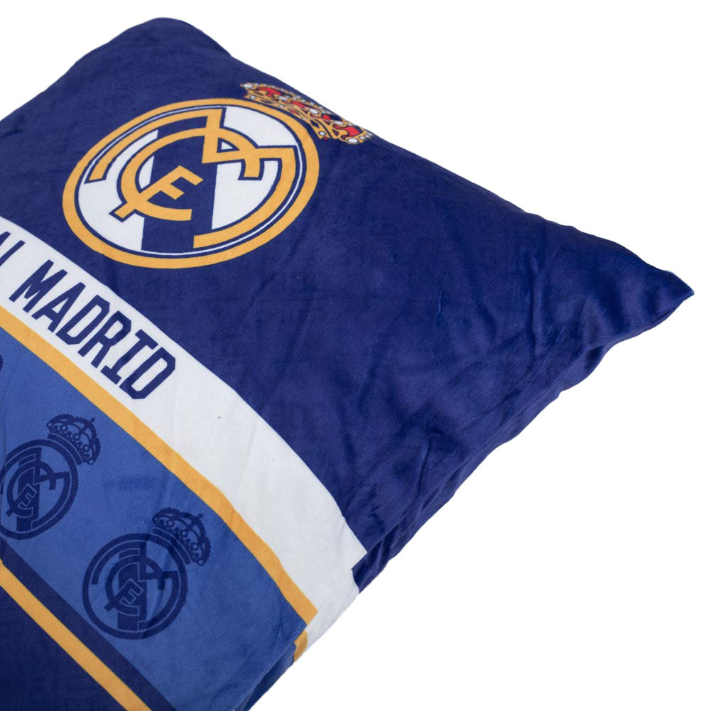 Blue-White-Gold - Side - Real Madrid CF Filled Cushion
