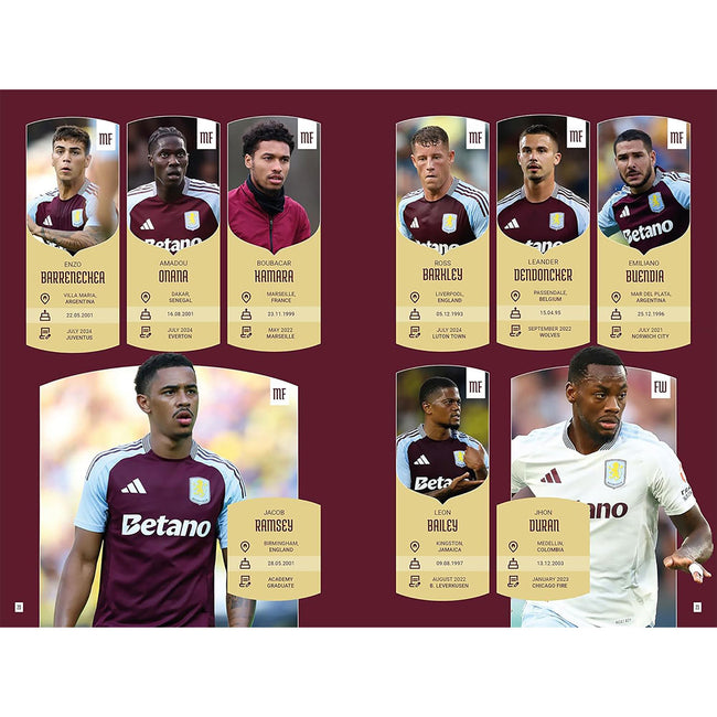 Maroon - Side - Aston Villa FC 2025 Annual