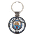 Blue-Silver - Back - Manchester City FC Executive Crest Keyring