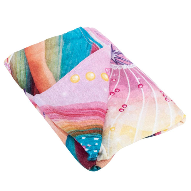 Multicoloured - Back - Barbie Mermaid Beach Towel