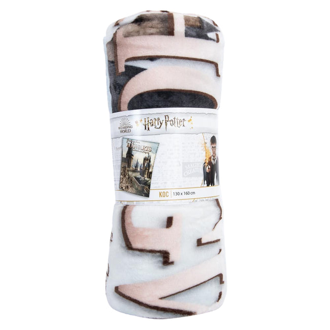 Multicoloured - Side - Harry Potter Premium Fleece Hogwarts Castle Blanket