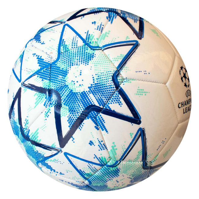 White-Mint Green-Blue - Side - UEFA Champions League Star Football