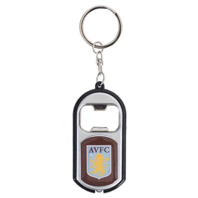 Claret-Blue - Front - Aston Villa FC Torch Bottle Opener Keyring