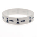 White - Front - Tottenham Hotspur FC Official Silicone Wristband