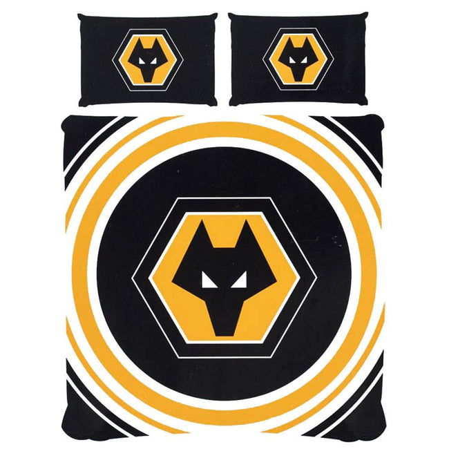 Black-White-Orange - Lifestyle - Wolverhampton Wanderers FC Pulse Duvet Set