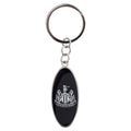 Black-Silver - Front - Newcastle United FC Ultimate Oval Keyring