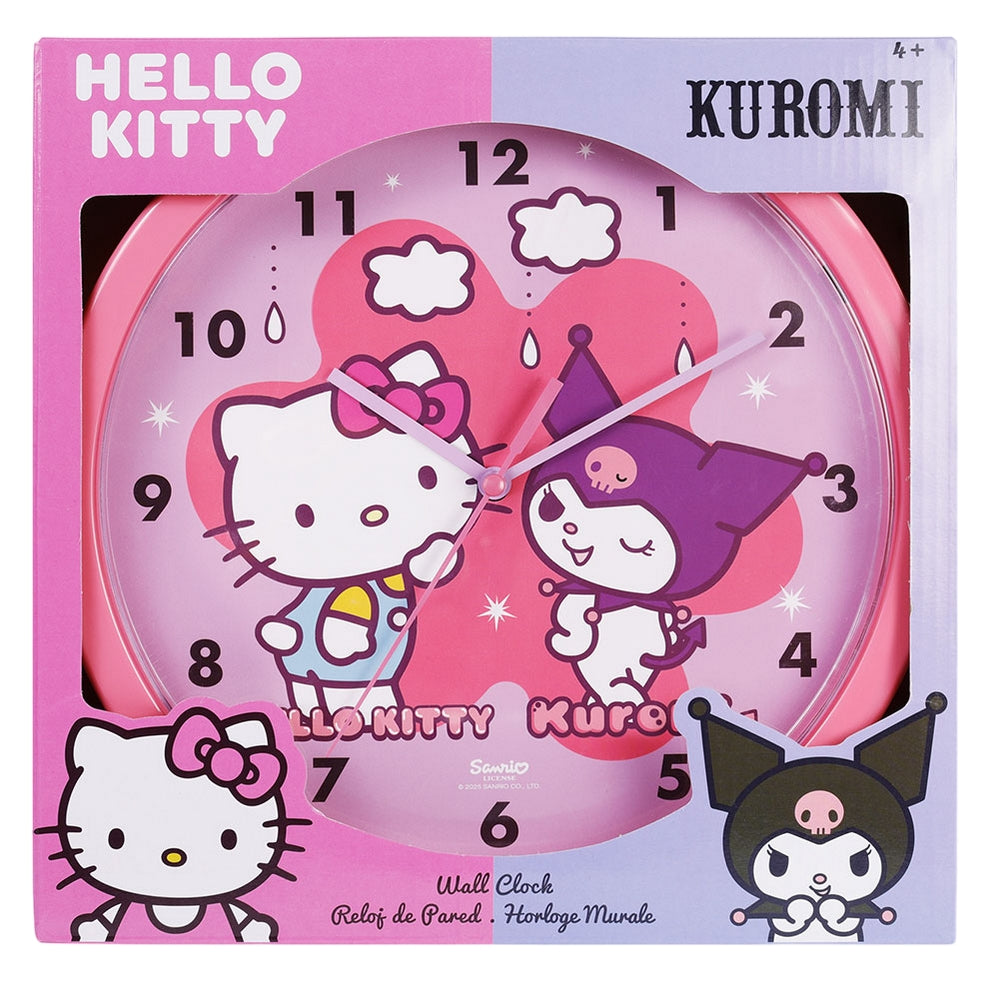 Pink - Back - Hello Kitty Wall Clock