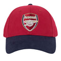 Navy-Red - Front - Arsenal FC Childrens-Kids Two Tone Baseball Cap
