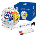 Multicoloured - Front - Chelsea FC Colour In Mini Football Set
