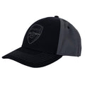Black-Grey - Back - Arsenal FC Crest Baseball Cap