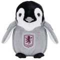 Grey-White-Black - Front - Aston Villa FC Penguin Plush Toy