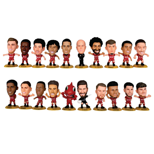 Multicoloured - Front - Liverpool FC Premier League Champions 2024-25 SoccerStarz Football Figurine (Pack of 20)