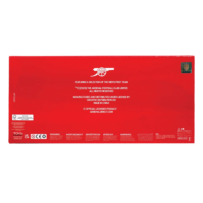 Claret Red-White - Side - Arsenal FC Season 25-26 Team SoccerStarz Football Figurine (Pack of 12)