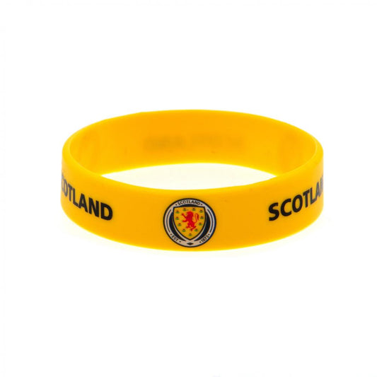 Yellow - Front - Scotland FA Official Silicone Wristband