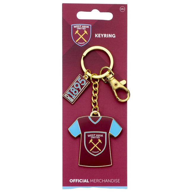 Maroon-Blue - Side - West Ham United FC Shirt Keyring
