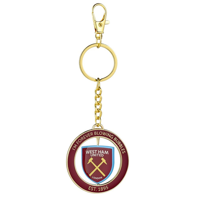 Maroon - Side - West Ham United FC Spinner Keyring