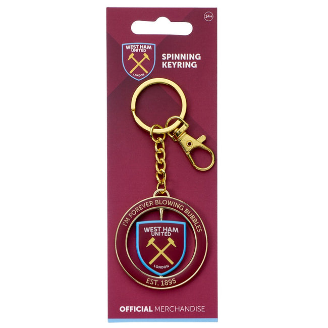 Maroon - Lifestyle - West Ham United FC Spinner Keyring