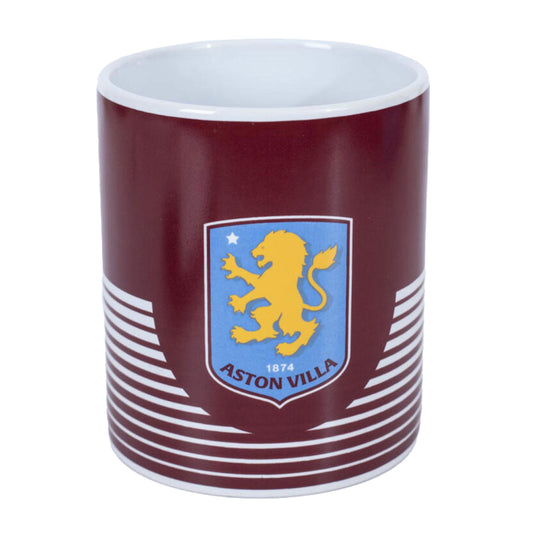 Claret-Sky Blue-Yellow - Front - Aston Villa FC Line Mug