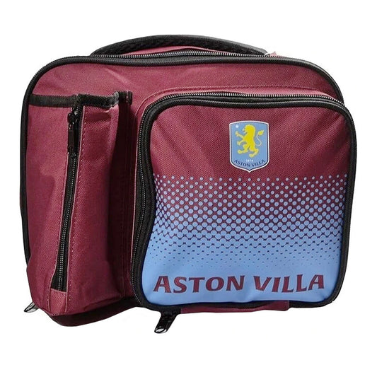 Claret - Front - Aston Villa FC Fade Lunch Bag