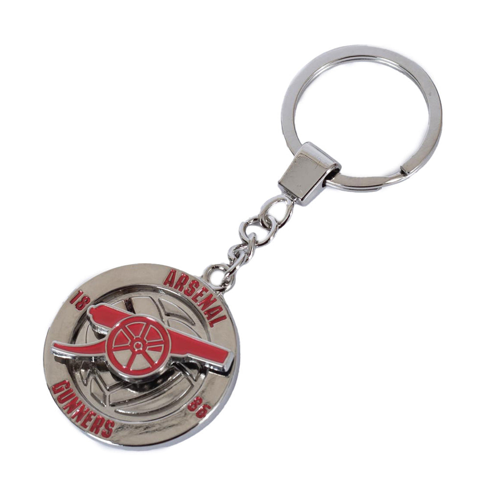 Red-Gold - Side - Arsenal FC Spinner Fidget Keyring