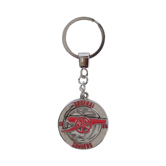 Red-Gold - Front - Arsenal FC Spinner Fidget Keyring