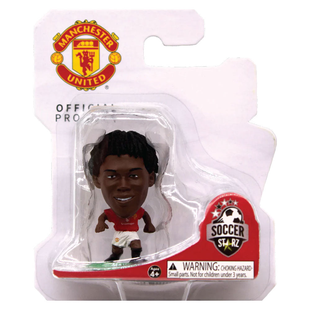 Red-Yellow - Back - Manchester United FC Kobbie Mainoo SoccerStarz Collectable Figurine