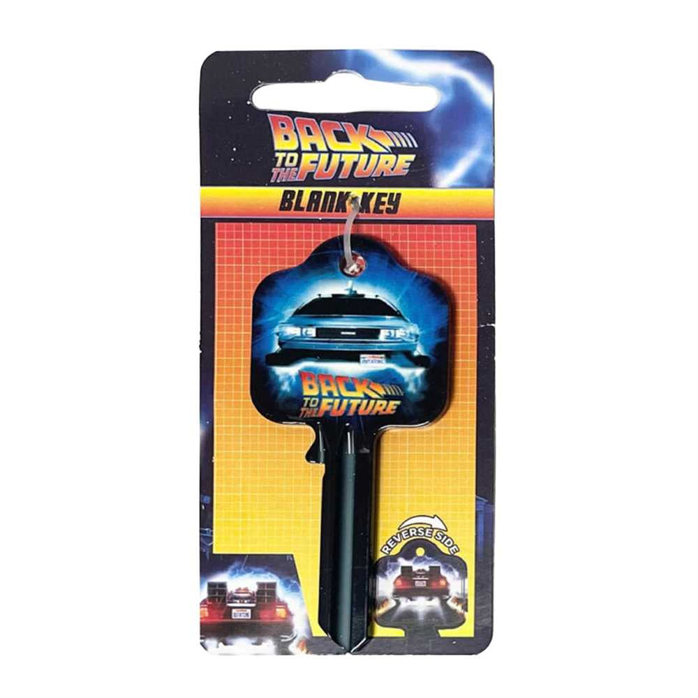 Blue - Side - Back To The Future Delorean Blank Key