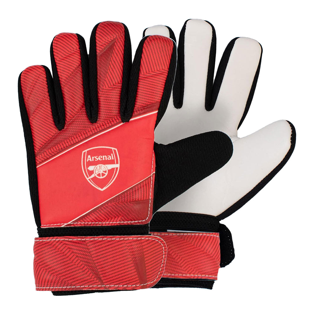 Red - Side - Arsenal FC Teen Fuse Goalkeeper Gloves