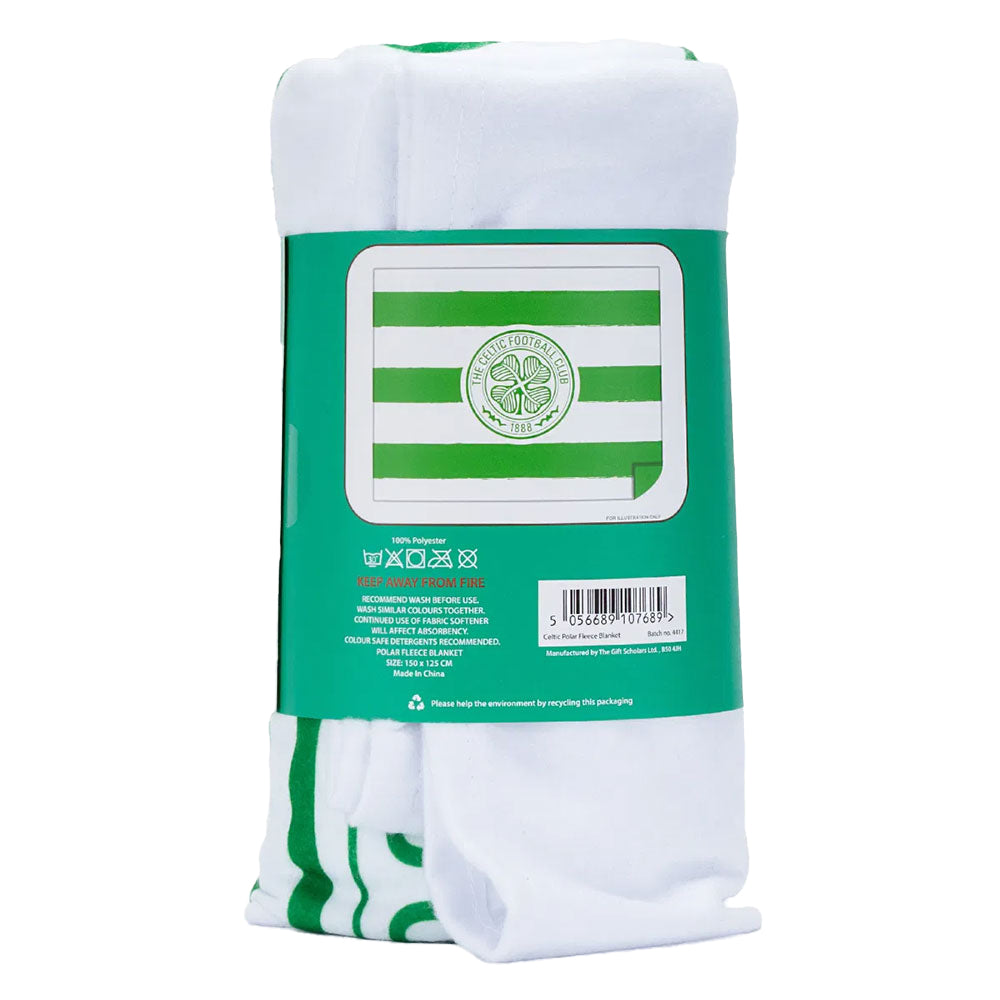 Green - Side - Celtic FC Polar Fleece Blanket
