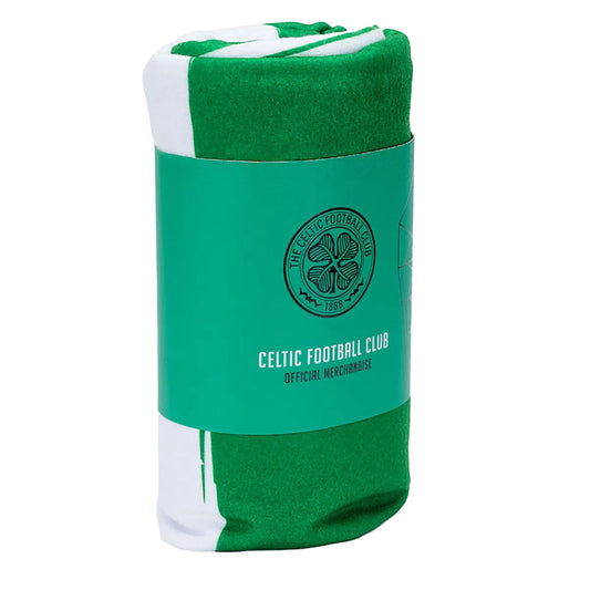 Green - Front - Celtic FC Polar Fleece Blanket