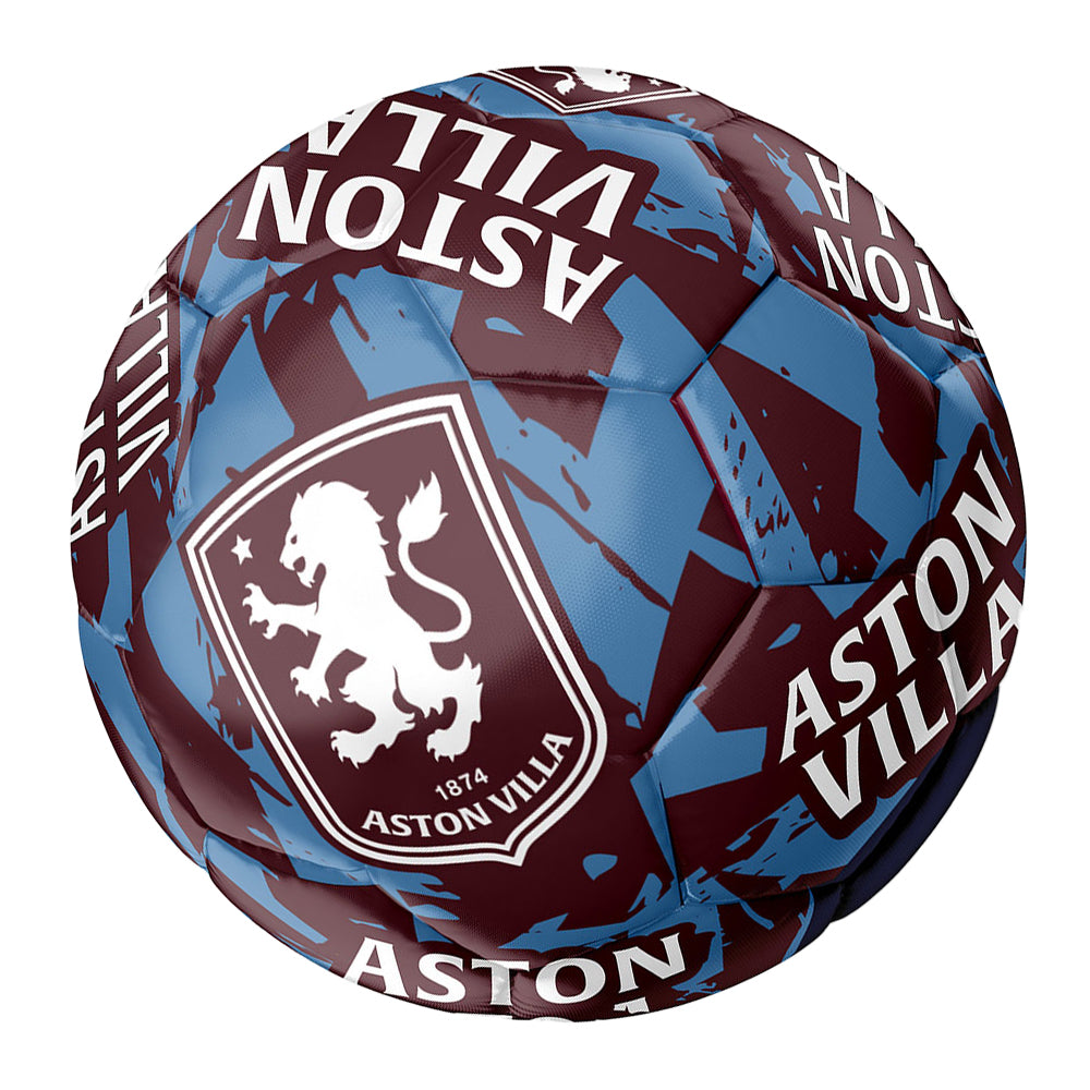 Claret-Blue - Back - Aston Villa FC Graffiti Football
