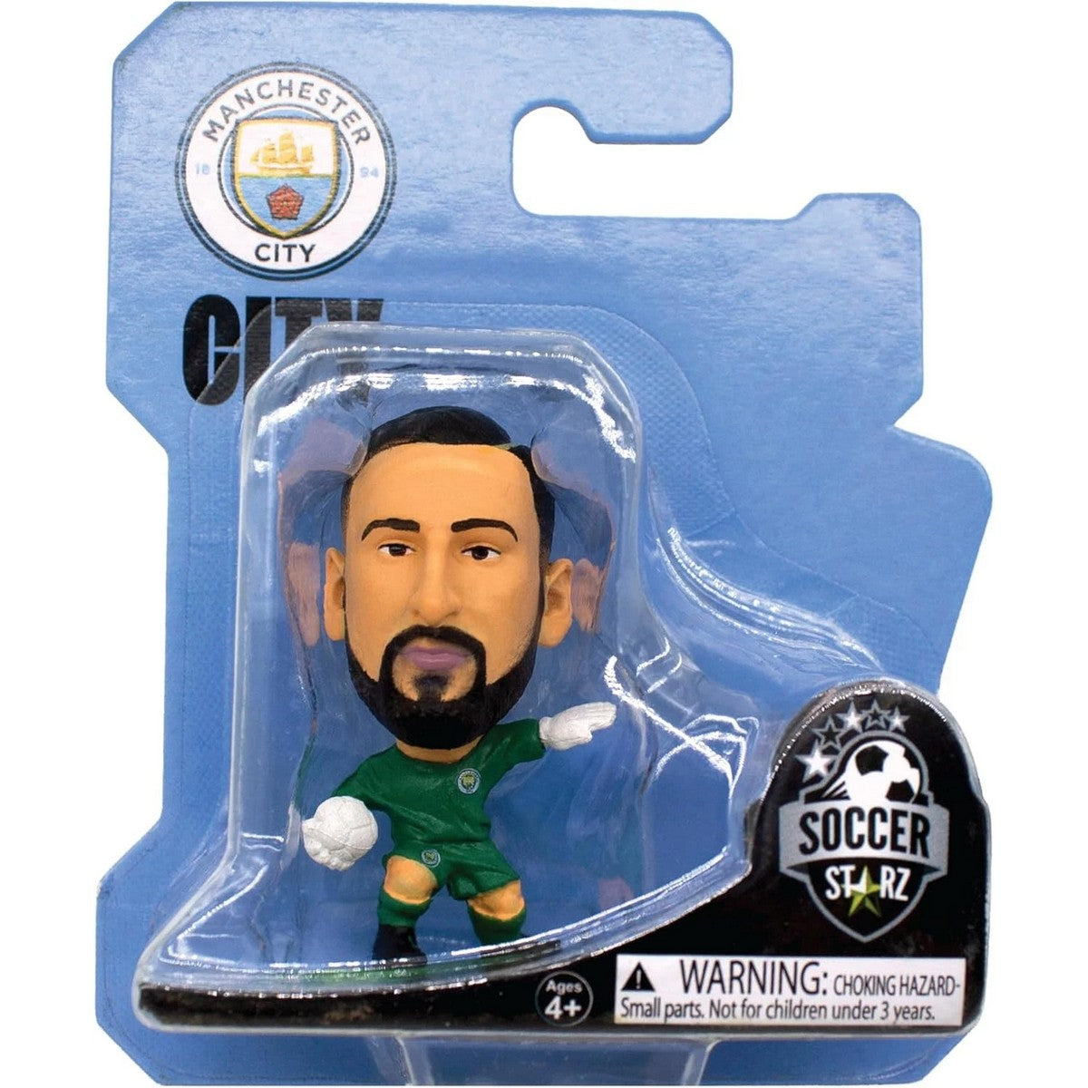 Green - Back - Manchester City FC Gianluigi Donnarumma SoccerStarz Football Figurine