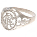 Silver - Front - Rangers FC Sterling Silver Ring