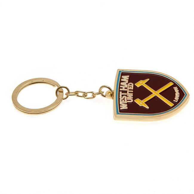 Brown - Back - West Ham United FC Keyring