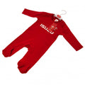 Red - Side - Wales RU Baby Sleepsuit
