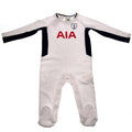 White - Front - Tottenham Hotspur FC Baby NW Sleepsuit