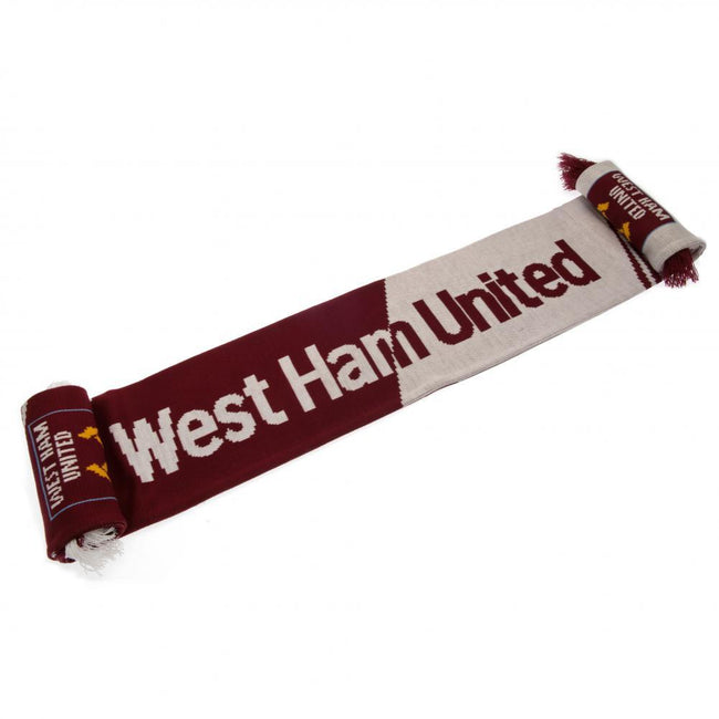Claret-White - Back - West Ham United FC VT Scarf