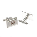 Silver - Front - Arsenal FC Silver Plated Cufflinks
