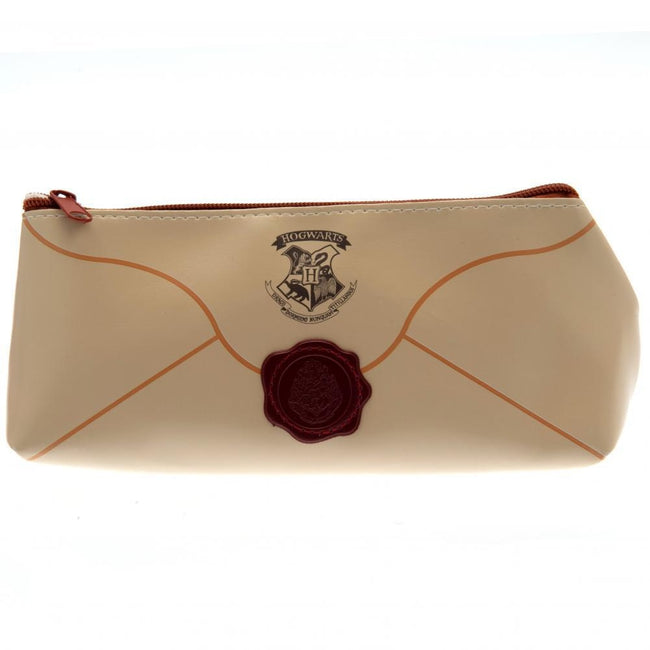 Cream - Side - Harry Potter Official Hogwarts Letter Pencil Case