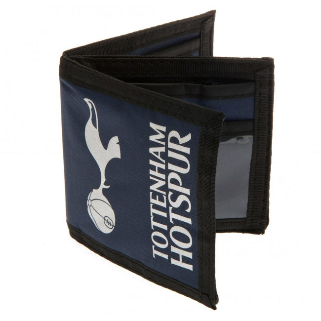 Navy-Black-White - Lifestyle - Tottenham Hotspur FC Touch Fastening Canvas Wallet