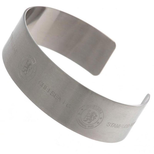 Silver - Front - Chelsea FC Bangle