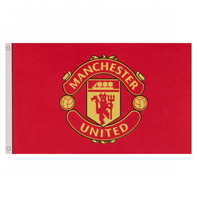 Red - Back - Manchester United FC Flag