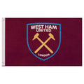 Claret - Back - West Ham United FC Flag