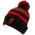 Black-Red - Front - Liverpool FC Unisex Adults Ski Hat