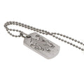 Silver - Back - Chelsea FC Unisex Adults Dog Tag And Chain