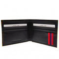 Black - Back - Arsenal FC Mens Leather Stitched Wallet