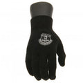 Black - Back - Everton FC Children-Kids Knitted Gloves