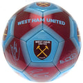 Claret Red-Sky Blue - Back - West Ham United FC Signature Football