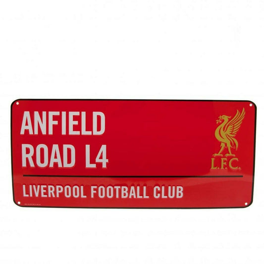 Red-White - Front - Liverpool FC Street Sign