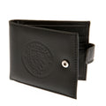 Black - Front - Manchester City FC RFID Anti Fraud Wallet